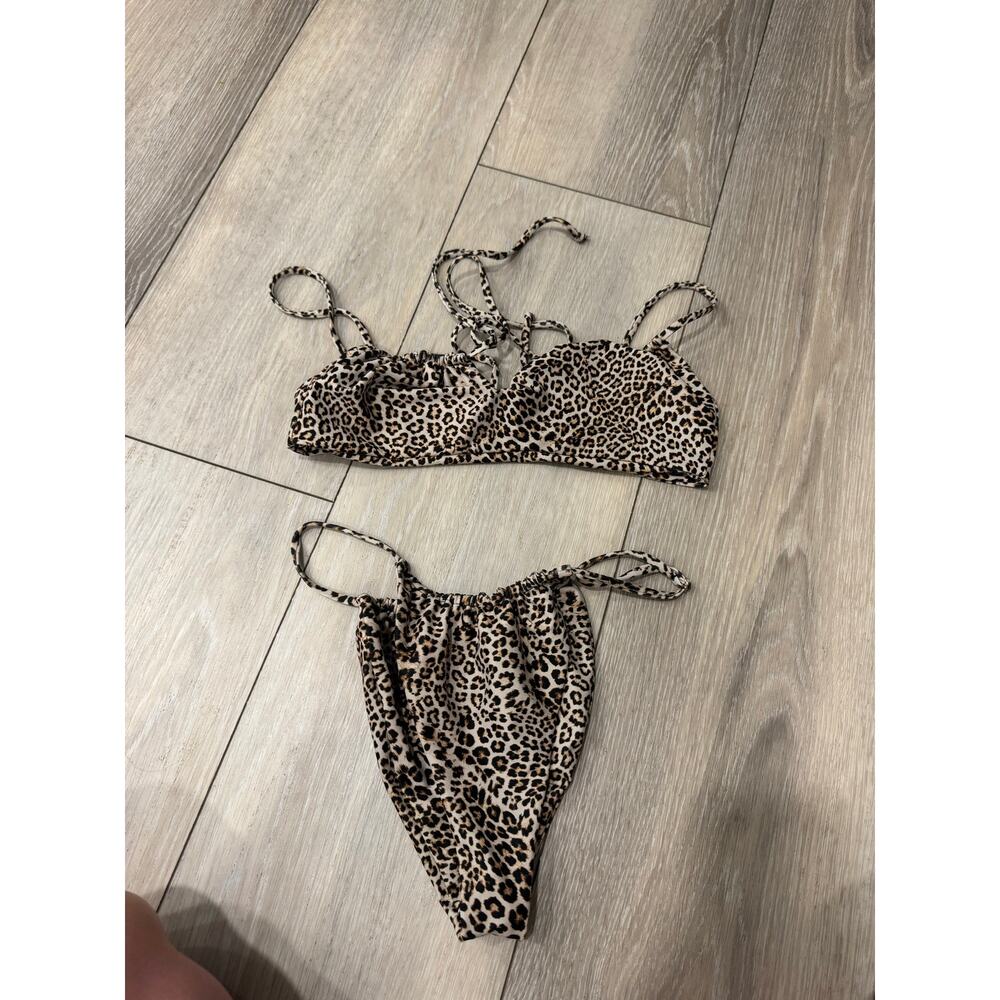 Skatie leopard Swim set size large
